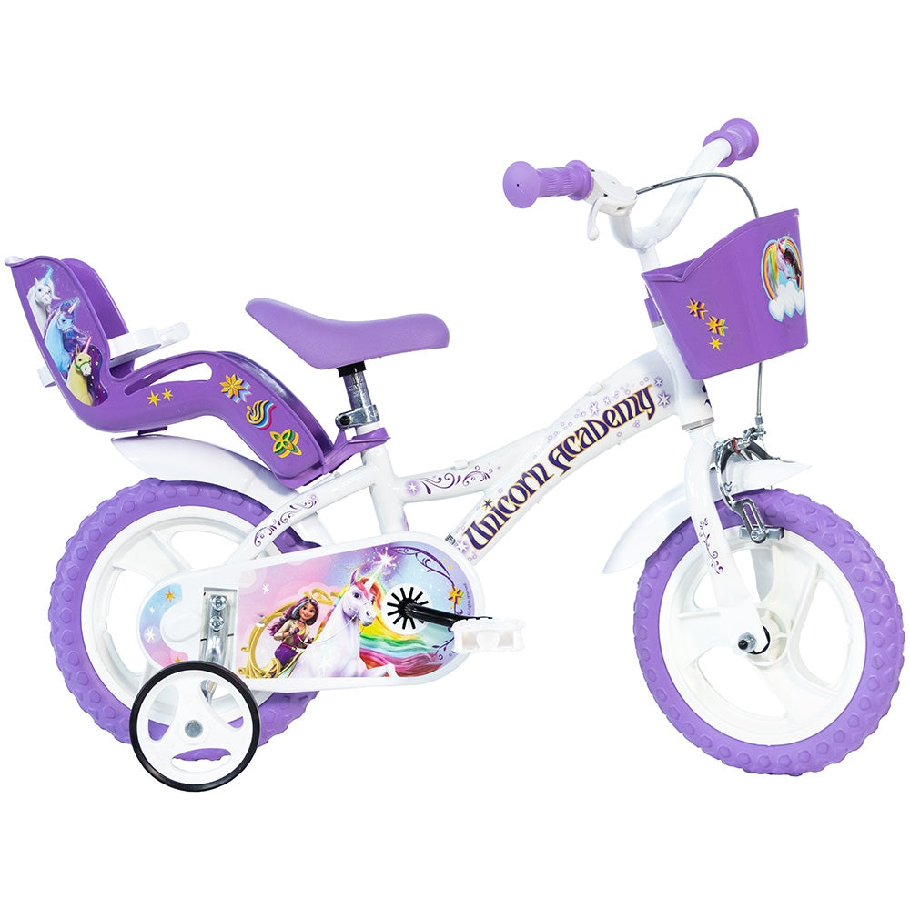 Bicicleta copii Dino Bikes 12' Unicorn Academy - gogobaby.ro