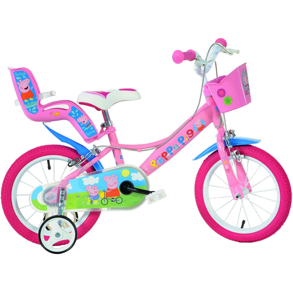 Bicicleta copii Dino Bikes 14' Peppa Pig - gogobaby.ro
