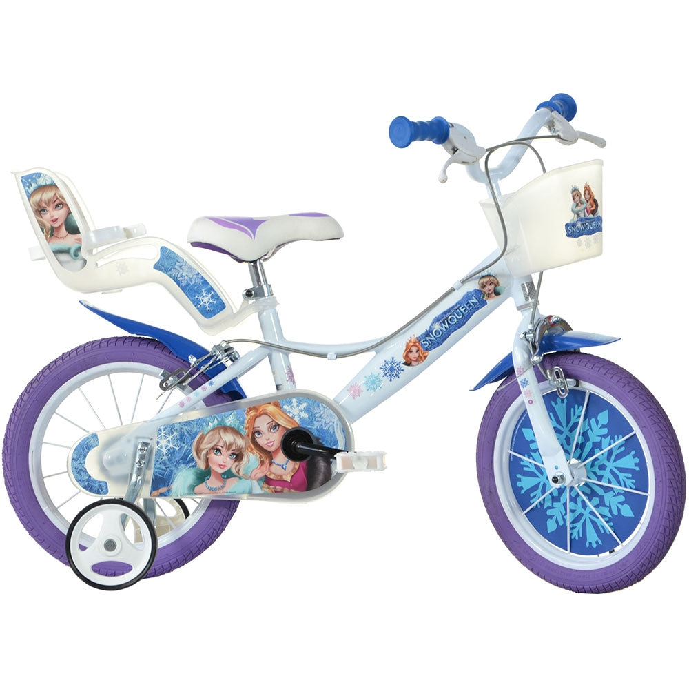 Bicicleta copii Dino Bikes 16' Snow Queen - gogobaby.ro