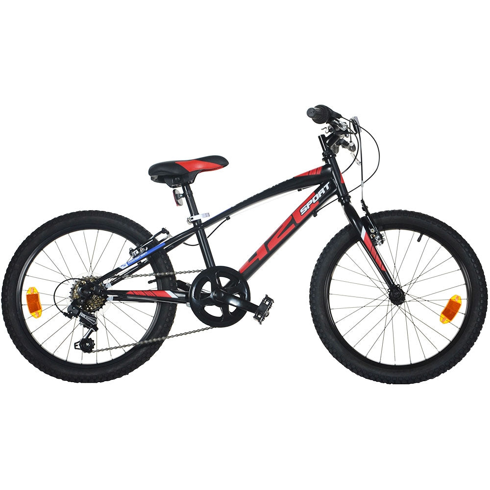 Bicicleta copii Dino Bikes 20' MTB baieti Sport negru cu 6 viteze - gogobaby.ro