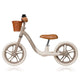 Bicicleta fara pedale, Lionelo, Alex Plus, Usoara, Cu ghidon si sa reglabile, Include cos depozitare si sonerie, Din otel, Cu roti din spuma EVA, 12 inch, Beige Sand