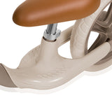 Bicicleta fara pedale, Lionelo, Alex Plus, Usoara, Cu ghidon si sa reglabile, Include cos depozitare si sonerie, Din otel, Cu roti din spuma EVA, 12 inch, Beige Sand