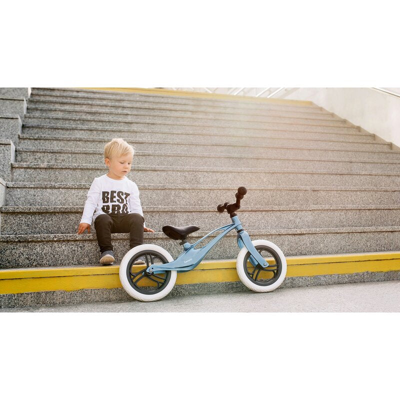 Bicicleta fara pedale, Lionelo, Bart, Usoara, Cu cadru din magneziu, Cu ghidon si sa reglabile, Greutate 3 Kg, 12 inch, Conform cu standardul european de securitate EN71, Purple Amethyst - gogobaby.ro