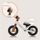 Bicicleta fara pedale, Lionelo, Toni, Cu ghidon si sa reglabile, Ultra usoara, 2.8 Kg, 18 luni+, Sustine 30 kg, Conform cu standardul EN71-1/2/3, Certificata TUV SUD, Bej
