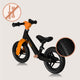 Bicicleta fara pedale, Lionelo, Toni, Cu ghidon si sa reglabile, Ultra usoara, 2.8 Kg, 18 luni+, Sustine 30 kg, Conform cu standardul EN71-1/2/3, Certificata TUV SUD, Portocaliu