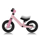 Bicicleta fara pedale, Lionelo, Toni, Cu ghidon si sa reglabile, Ultra usoara, 2.8 Kg, 18 luni+, Sustine 30 kg, Conform cu standardul EN71-1/2/3, Certificata TUV SUD, Roz