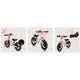 Bicicleta fara pedale, Lionelo, Toni, Cu ghidon si sa reglabile, Ultra usoara, 2.8 Kg, 18 luni+, Sustine 30 kg, Conform cu standardul EN71-1/2/3, Certificata TUV SUD, Roz