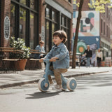 Bicicleta/tricicleta, Petite&Mars, 3 in 1, Multifunctionala, Cu/fara pedale, Ghidon directionabil, Sa reglabila pe inaltime, 2.3 kg, Pana la 25 kg, 12-36 luni, Albastru
