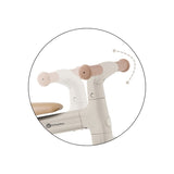 Bicicleta/tricicleta, Petite&Mars, 3 in 1, Multifunctionala, Cu/fara pedale, Ghidon directionabil, Sa reglabila pe inaltime, 2.3 kg, Pana la 25 kg, 12-36 luni, Bej