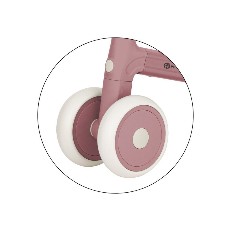 Bicicleta/tricicleta, Petite&Mars, 3 in 1, Multifunctionala, Cu/fara pedale, Ghidon directionabil, Sa reglabila pe inaltime, 2.3 kg, Pana la 25 kg, 12-36 luni, Roz