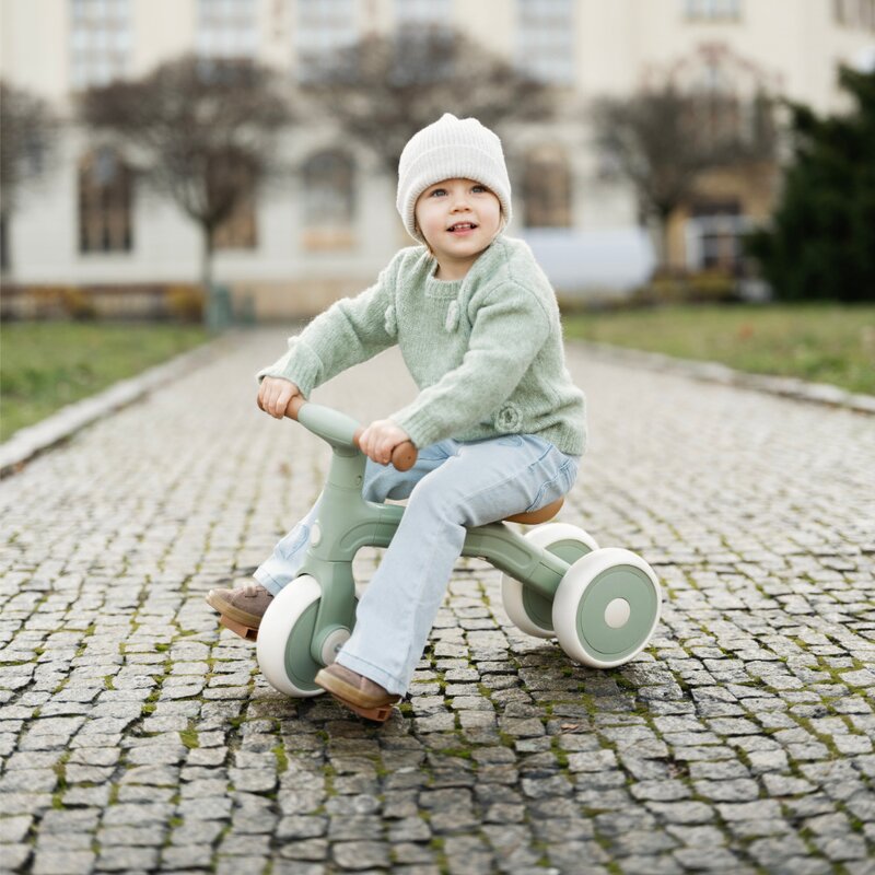 Bicicleta/tricicleta, Petite&Mars, 3 in 1, Multifunctionala, Cu/fara pedale, Ghidon directionabil, Sa reglabila pe inaltime, 2.3 kg, Pana la 25 kg, 12-36 luni, Verde