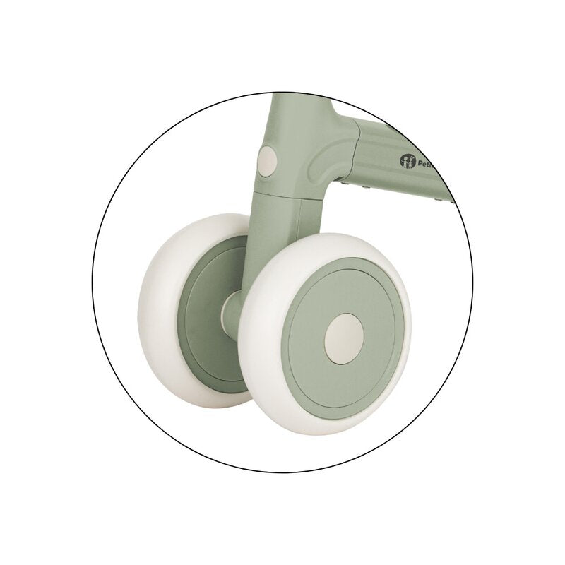 Bicicleta/tricicleta, Petite&Mars, 3 in 1, Multifunctionala, Cu/fara pedale, Ghidon directionabil, Sa reglabila pe inaltime, 2.3 kg, Pana la 25 kg, 12-36 luni, Verde