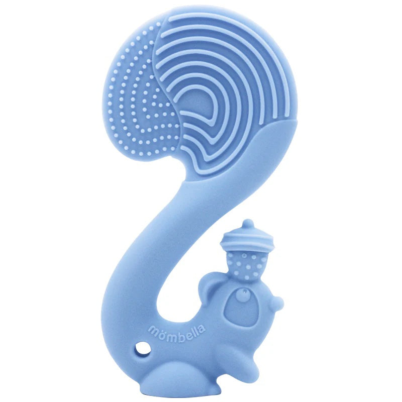 INEL GINGIVAL DIN SILICON, MOMBELLA - VEVERITA ALBASTRA - gogobaby.ro