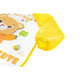 Baveta impermeabila, Bocioland, Cu maneci lungi, Dimensiune 40x35 cm, Happy Cows