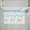 Covoras de joaca, Bocioland, City, Pliabil, Protectie impotriva loviturilor, Dimensiune mare, 200 x 150 cm, Cu Imprimeu pe ambele parti, Potrivit pentru utlizare atat in interior, cat si in exterior