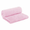 Paturica pufoasa, Bocioland, Pentru copii, Din fleece, Dimensiune mare 80 x 100 cm, Pink