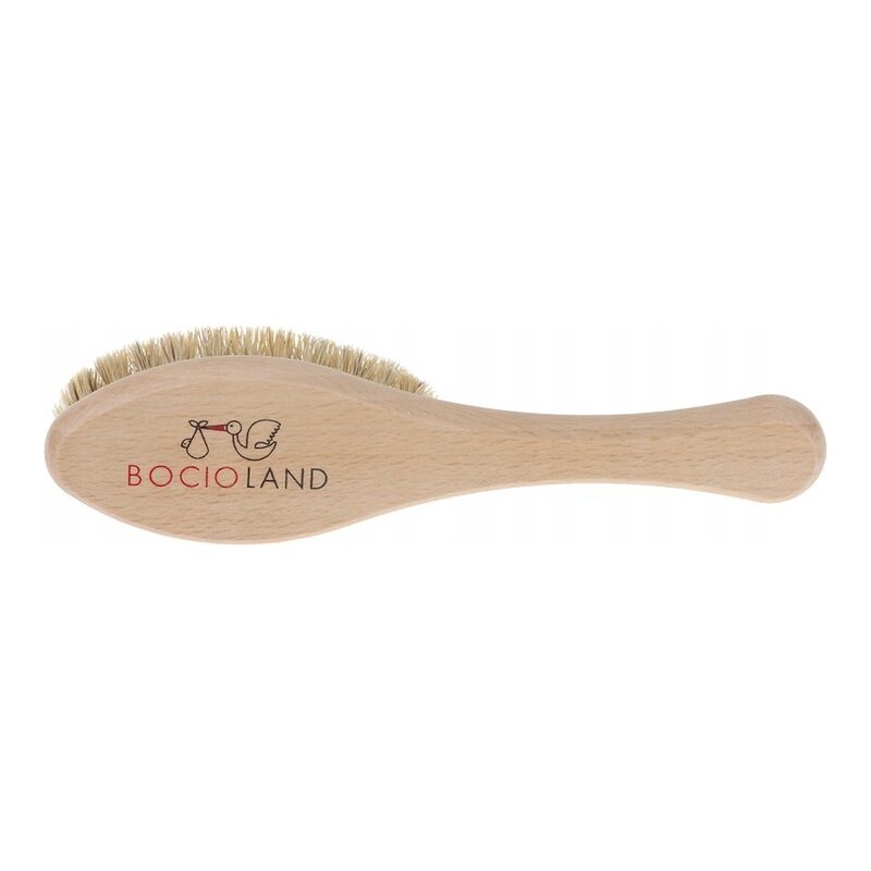 Perie de par, Bocioland, Din par natural, Maro - gogobaby.ro