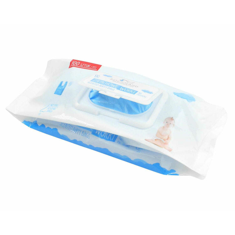 Set 100 saci parfumati, Bocioland, Pentru scutece folosite - gogobaby.ro