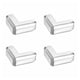 Set 4 protectii colturi, Bocioland, Cu banda adeziva pentru montare usoara, Din silicon flexibil, Transparent