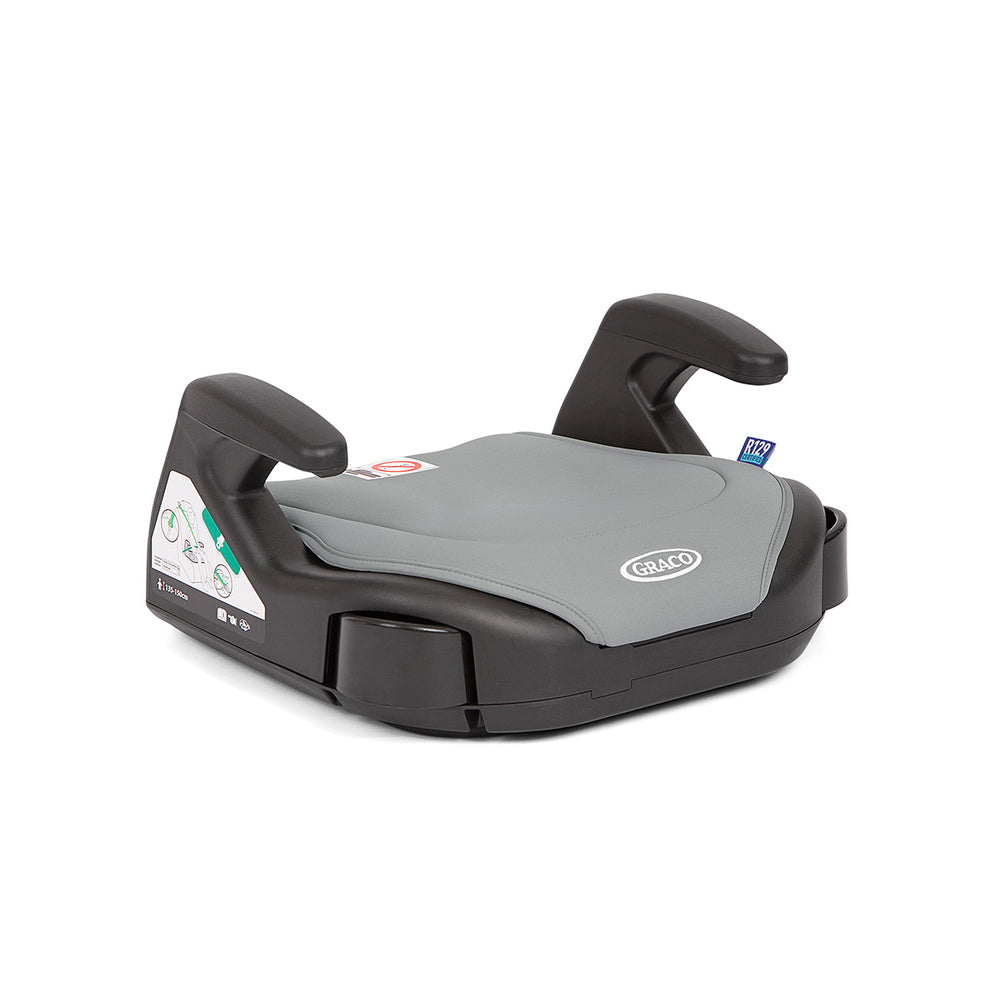 Graco - Scaun auto booster i-Size, Booster Basic Opal Sky, 135-150 cm, certificat R129