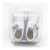 Botosei, New Baby, Cu fundita, Inchidere cu velcro, 3-6 luni, Alb