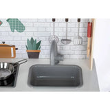Bucatarie copii lemn, Free2Play, Mini Chef, Cu efecte de sunet si lumina, Cu accesorii, 70 x 30 x 104 cm, Conform cu standardele europene EN71-1;2018, EN71-2:2020, EN71-3:2021