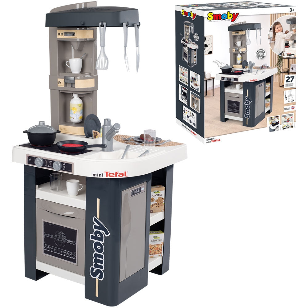 Bucatarie Smoby Tefal Studio cu accesorii - gogobaby.ro