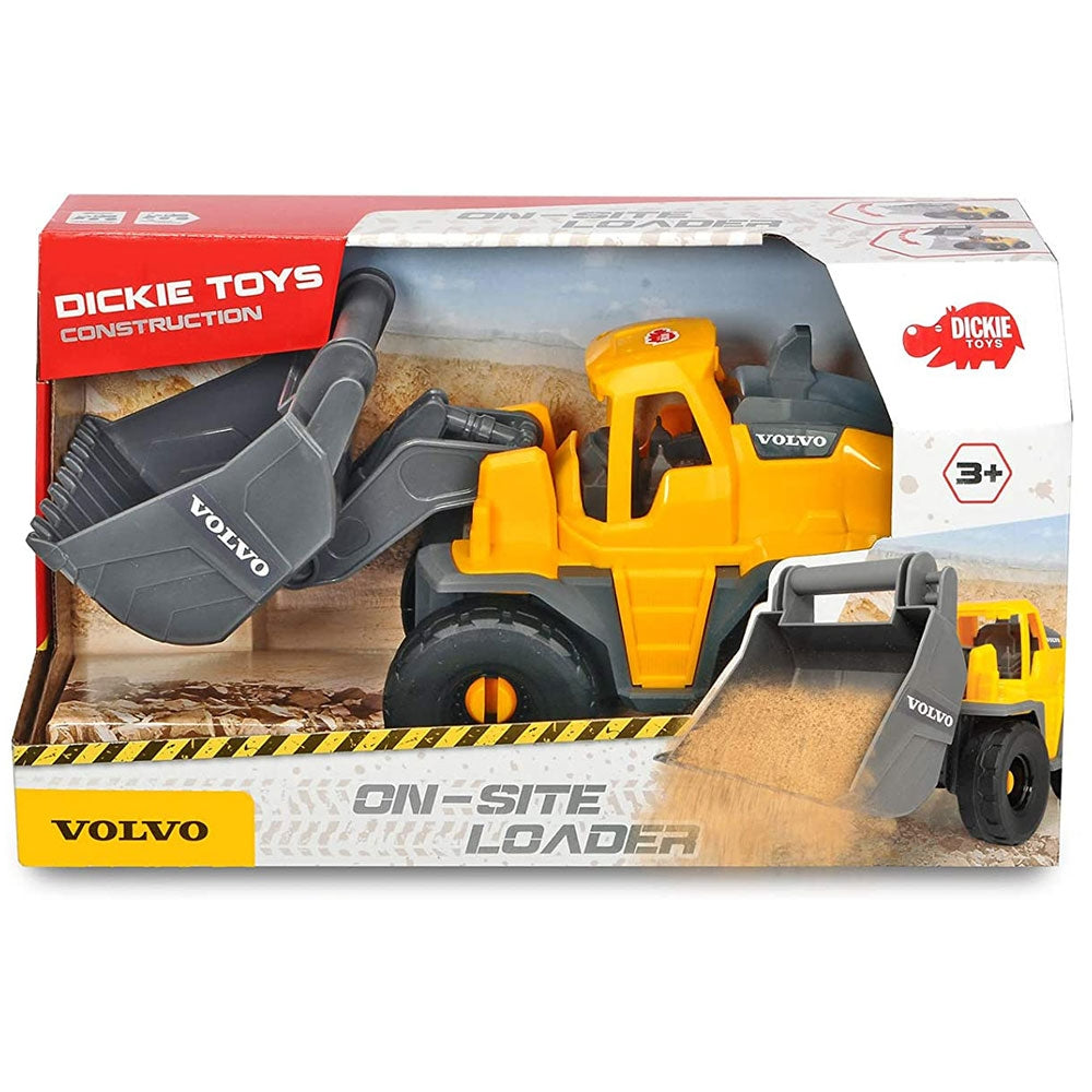 Buldozer Dickie Toys Volvo On-Site Loader - gogobaby.ro