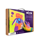 Set pictura cu argila usoara, 29*29 cm - Bunny