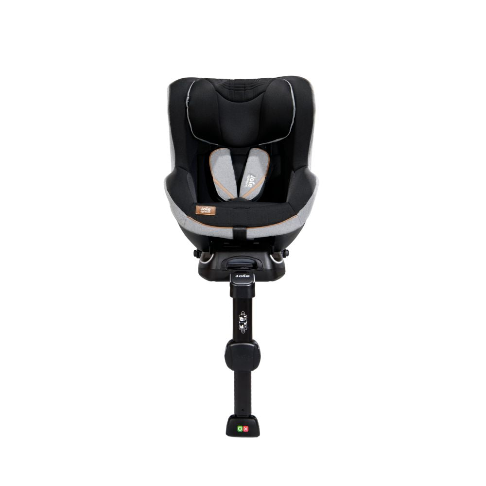 Set scaun auto i-Size Joie i-Quest Signature Carbon, 40-105 cm + Baza i-Size i-Base LX 2, certificat R129