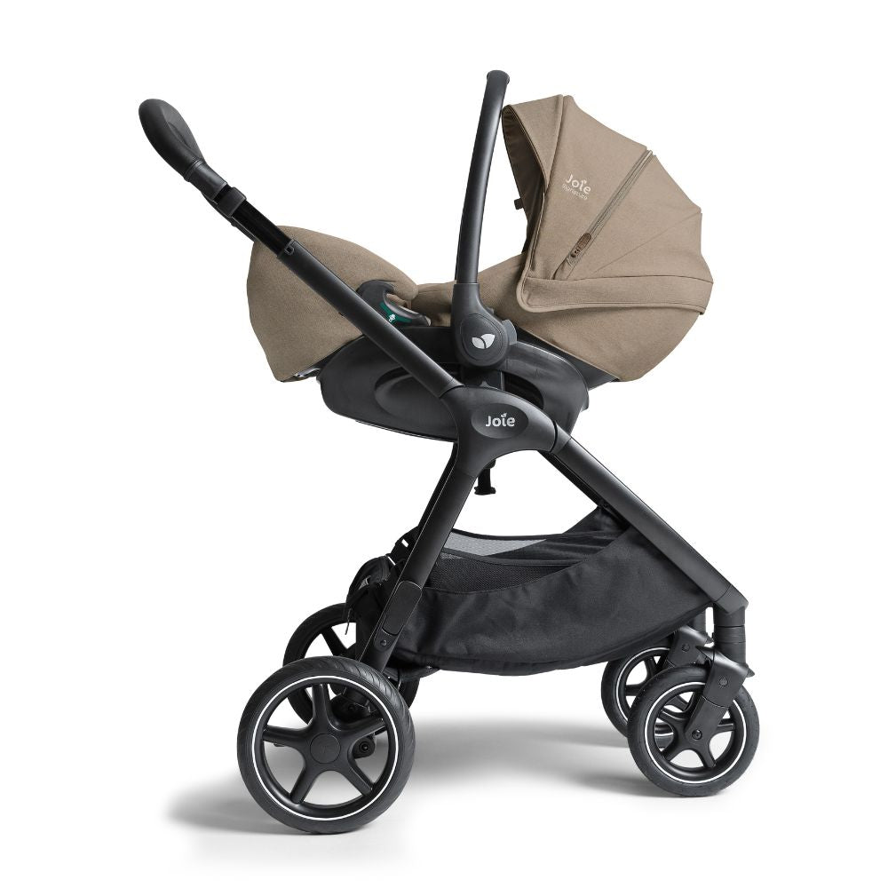 Joie - Scoica auto inclinabila i-Size i-Level Pro Signature Sandstone, 40-87 cm, testata ADAC si certificata R129