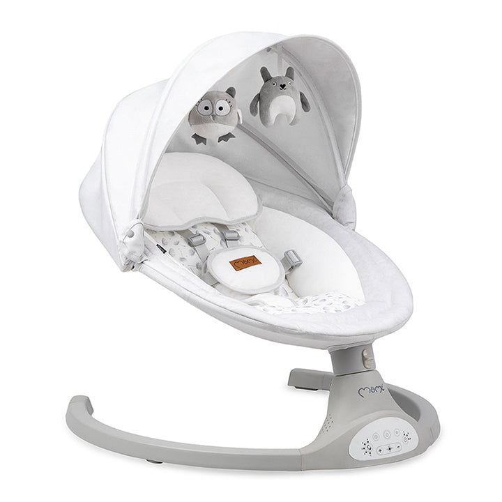 Balansoar electric MoMi Lami, Light Grey - gogobaby.ro