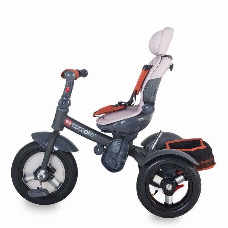 Tricicleta multifunctionala Coccolle Giro Plus Albastru - gogobaby.ro