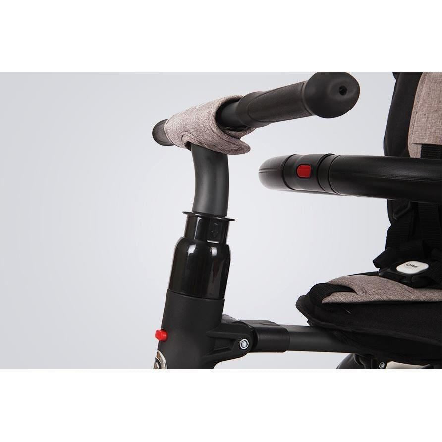 Tricicleta pliabila pentru copii QPlay Rito Gri - gogobaby.ro