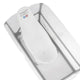 Cadita de baie cu pliere ultra-compacta, Jane, Oasis, Cu doua manere, 68 x 42 x 26 cm, Conform cu standardul european de siguranta EN 17072:2018, White