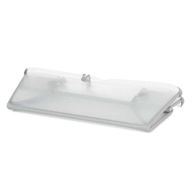 Cadita de baie cu pliere ultra-compacta, Jane, Oasis, Cu doua manere, 68 x 42 x 26 cm, Conform cu standardul european de siguranta EN 17072:2018, White - gogobaby.ro