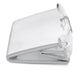 Cadita de baie cu pliere ultra-compacta, Jane, Oasis, Cu doua manere, 68 x 42 x 26 cm, Conform cu standardul european de siguranta EN 17072:2018, White