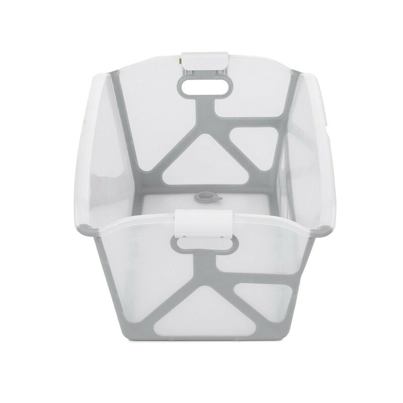Cadita de baie cu pliere ultra-compacta, Jane, Oasis, Cu doua manere, 68 x 42 x 26 cm, Conform cu standardul european de siguranta EN 17072:2018, White - gogobaby.ro