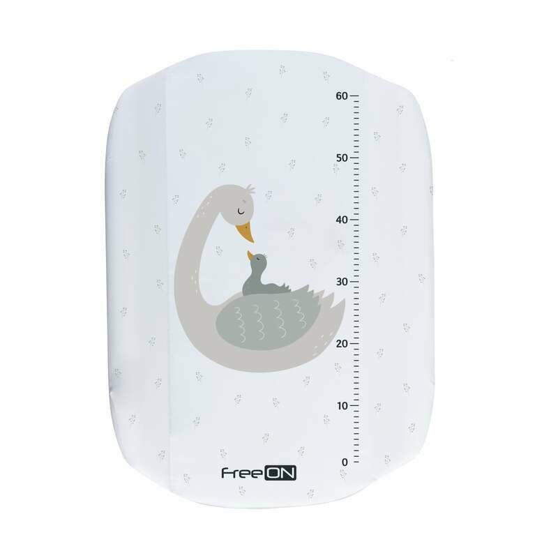 Cadita de baie, FreeON, Swan, Cu hamac pentru nou nascut si masa de infasat, Cu roti, Cu suport metalic, Conform cu standardul european de securitate EN 12221-1:2008+A1:2013, EN 17072:2018 - gogobaby.ro