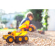 Camion basculant Dickie Toys Volvo Articulated Hauler 23 cm cu lumini si sunete