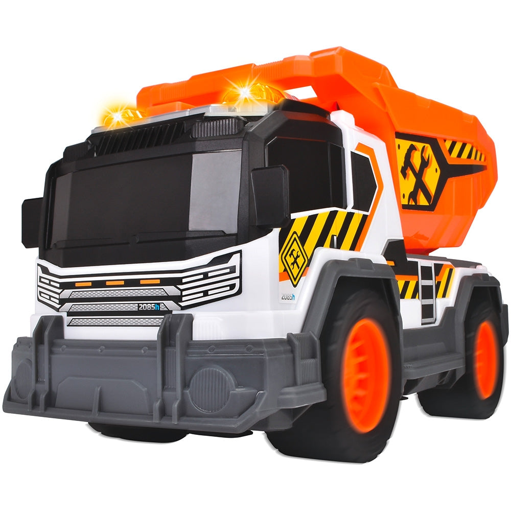 Camion de constructie Dickie Toys Dump Truck 30 cm cu lumini si sunete - gogobaby.ro