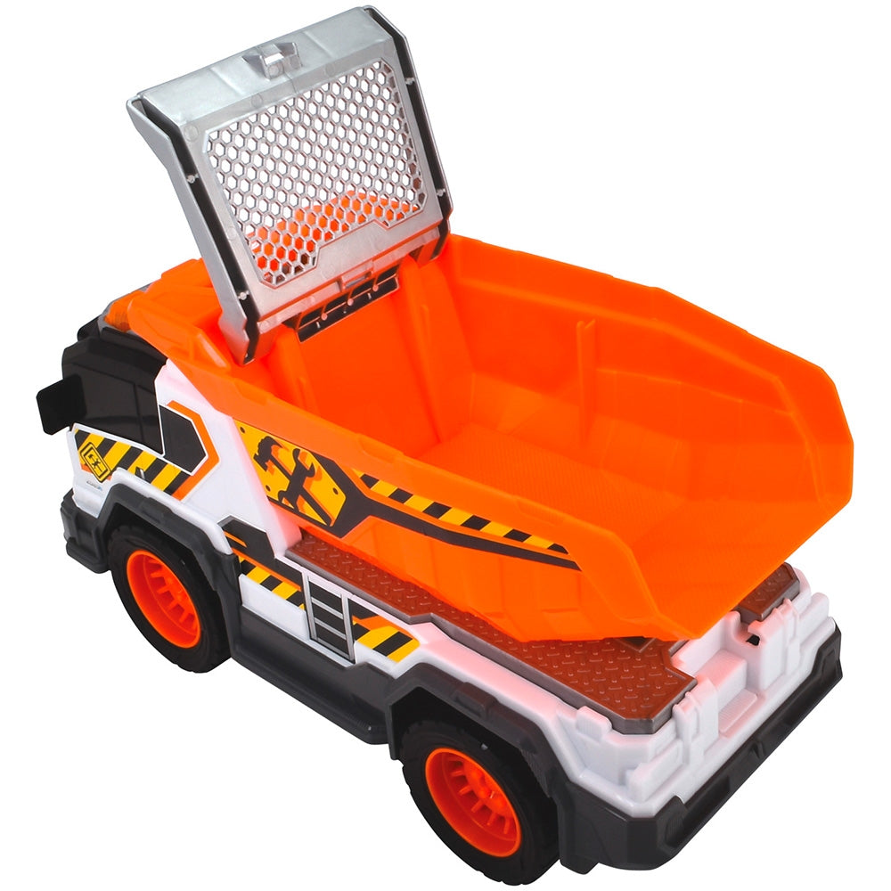Camion de constructie Dickie Toys Dump Truck 30 cm cu lumini si sunete - gogobaby.ro