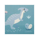 Canapea extensibila, New Baby, Din spuma, Husa din bumbac certificat Oeko-Tex Standard 100, 42x78x35, 9 luni-5 ani, Dinosaur