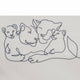 Canapea extensibila, New Baby, Din spuma, Husa din bumbac certificat Oeko-Tex Standard 100, 42x78x35 cm, 9 luni-5 ani, Lion