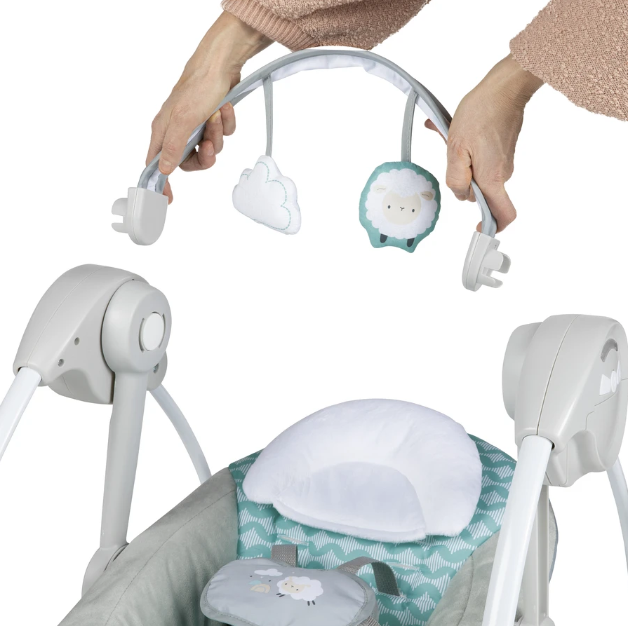 Ingenuity - Leagan portabil Swingity Swing, Goji - gogobaby.ro