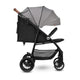 Carucior sport, Lionelo, Zoey, De la nastere, Cu accesorii, Cadru din aluminiu, 0- 15 kg, Conform cu standardul european de securitate EN1888-1, Gri