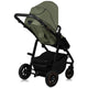 Carucior 2 in 1, Lionelo, Amber Plus, Cadru aluminiu, Cu landou intarit si salteluta moale, Reversibil, Maner ajustabil, Cu accesorii, Cu ventilatie panoramica 3D, Pana la 22 kg, EN1888-1, EN1888-2, EN1466, Verde