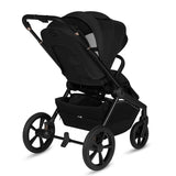 Carucior 2 in 1, Lionelo, Freya, Landou si salteluta ventilate, Pliabil, Reglare spatar-3 pozitii, Suport de picioare-4 pozitii, Maner reglabil-3 pozitii, Adaptori inclusi compatibili cu Cybex, Maxi-Cosi, Kiddy, Avionaut, Sustine 22 kg, 0luni+, Negru