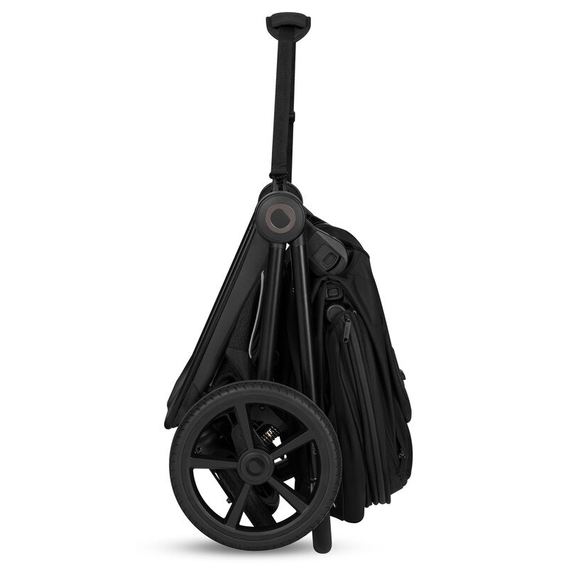 Carucior 2 in 1, Lionelo, Freya, Landou si salteluta ventilate, Pliabil, Reglare spatar-3 pozitii, Suport de picioare-4 pozitii, Maner reglabil-3 pozitii, Adaptori inclusi compatibili cu Cybex, Maxi-Cosi, Kiddy, Avionaut, Sustine 22 kg, 0luni+, Negru