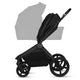 Carucior 2 in 1, Lionelo, Freya, Landou si salteluta ventilate, Pliabil, Reglare spatar-3 pozitii, Suport de picioare-4 pozitii, Maner reglabil-3 pozitii, Adaptori inclusi compatibili cu Cybex, Maxi-Cosi, Kiddy, Avionaut, Sustine 22 kg, 0luni+, Negru